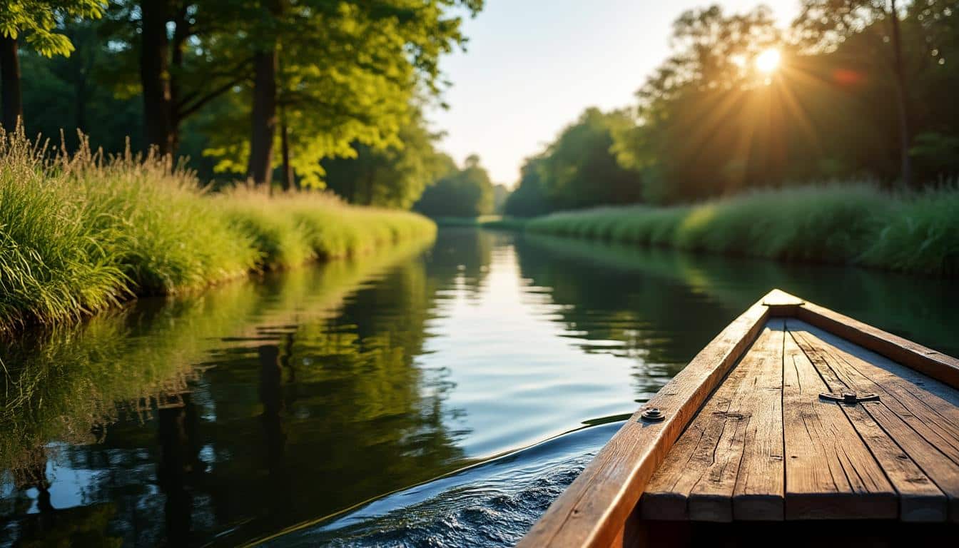 découvrez le voyage en péniche et laissez-vous porter par le rythme apaisant des canaux fluviaux pour une expérience unique et relaxante.