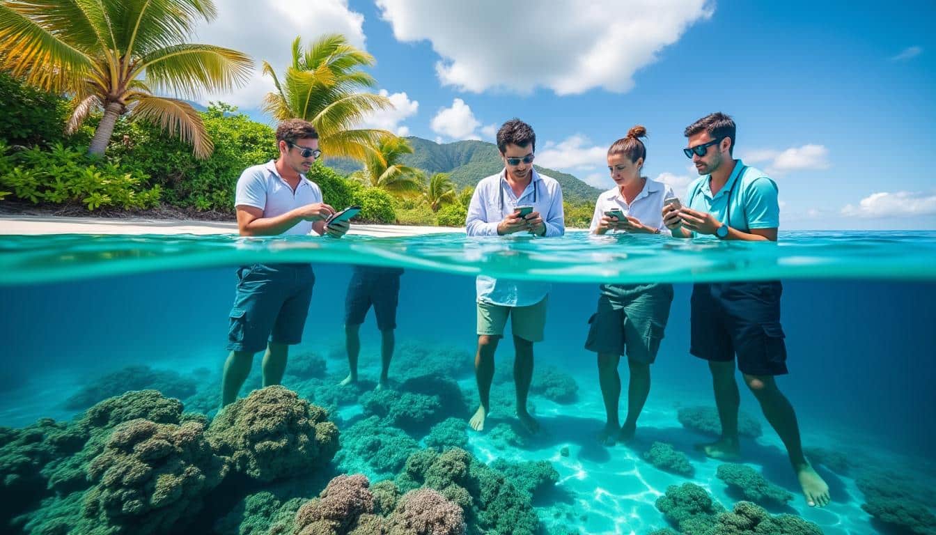 la polynésie utilise le tourisme scientifique pour surveiller et préserver ses récifs coralliens, alliant protection environnementale et découverte écologique.