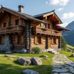 découvrez comment le chalet d'alpage met en valeur les matériaux de bois nobles pour une ambiance chaleureuse et authentique en pleine nature.