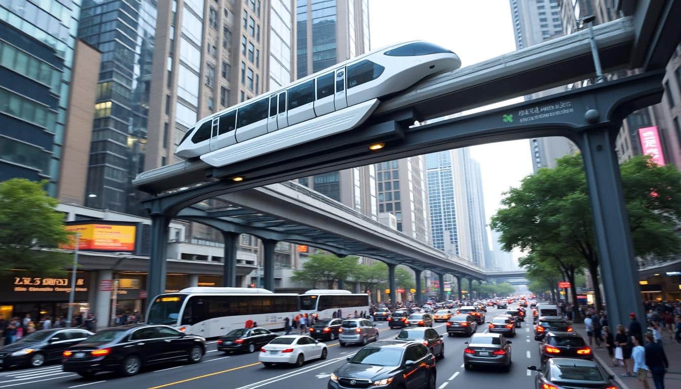 découvrez comment le monorail suspendu révolutionne le transport urbain en évitant les carrefours saturés, pour une circulation fluide et rapide au cœur de la ville.