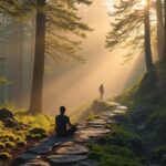 découvrez comment le voyage intérieur connecte la méditation à la marche longue pour un bien-être profond et une harmonie corps-esprit.