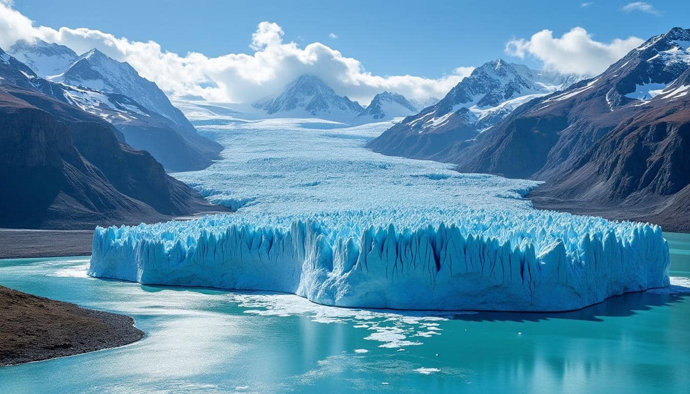 découvrez la majesté des glaciers en mouvement de patagonie, en argentine, un spectacle naturel impressionnant qui fascine les visiteurs du monde entier.
