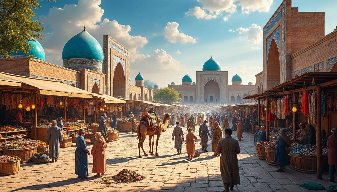 découvrez comment l'ouzbékistan restaure la légendaire route de la soie à samarcande, revitalisant ce carrefour historique pour le commerce et la culture.