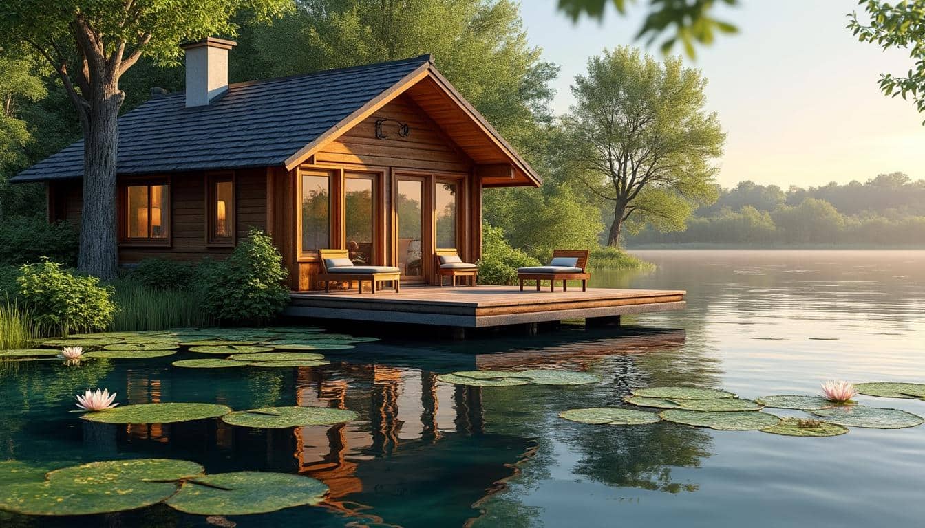 découvrez la cabane sur l'eau, une expérience unique d'immersion totale au cœur du lac pour un séjour paisible et ressourçant.
