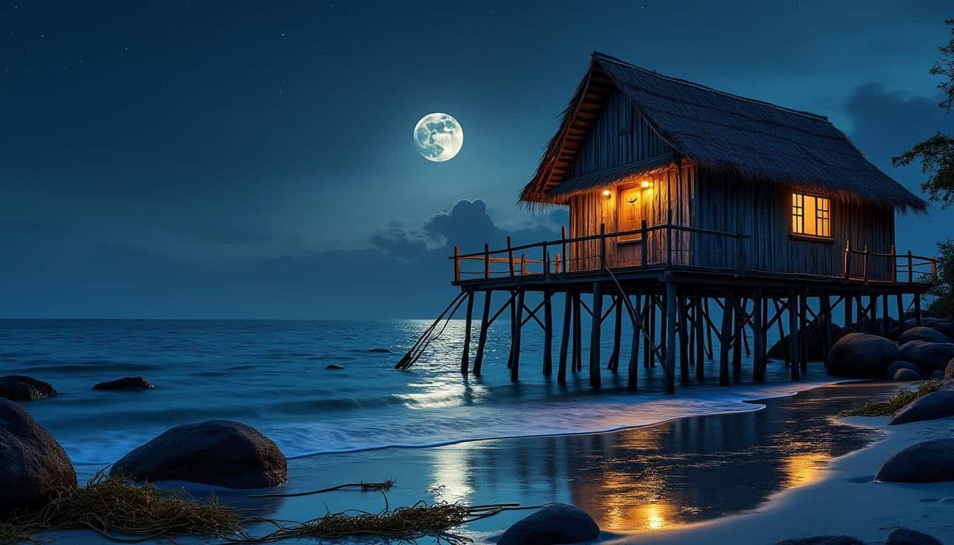 découvrez l'expérience unique de passer la nuit dans une cabane de pêcheur, bercé par le rythme apaisant des marées.