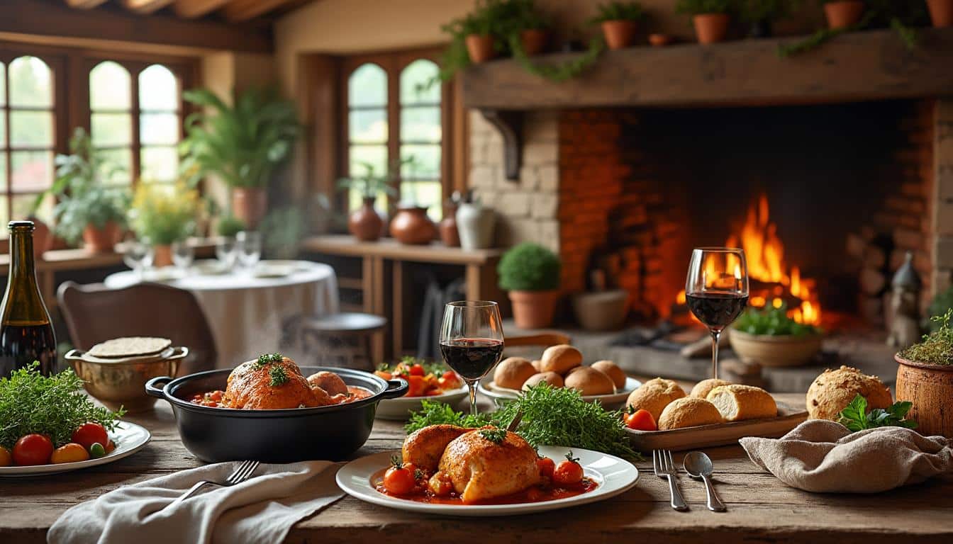 découvrez l'auberge traditionnelle où sont servis des plats de grand-mère cuisinés avec soin, pour un délicieux voyage gustatif au cœur de la cuisine authentique.