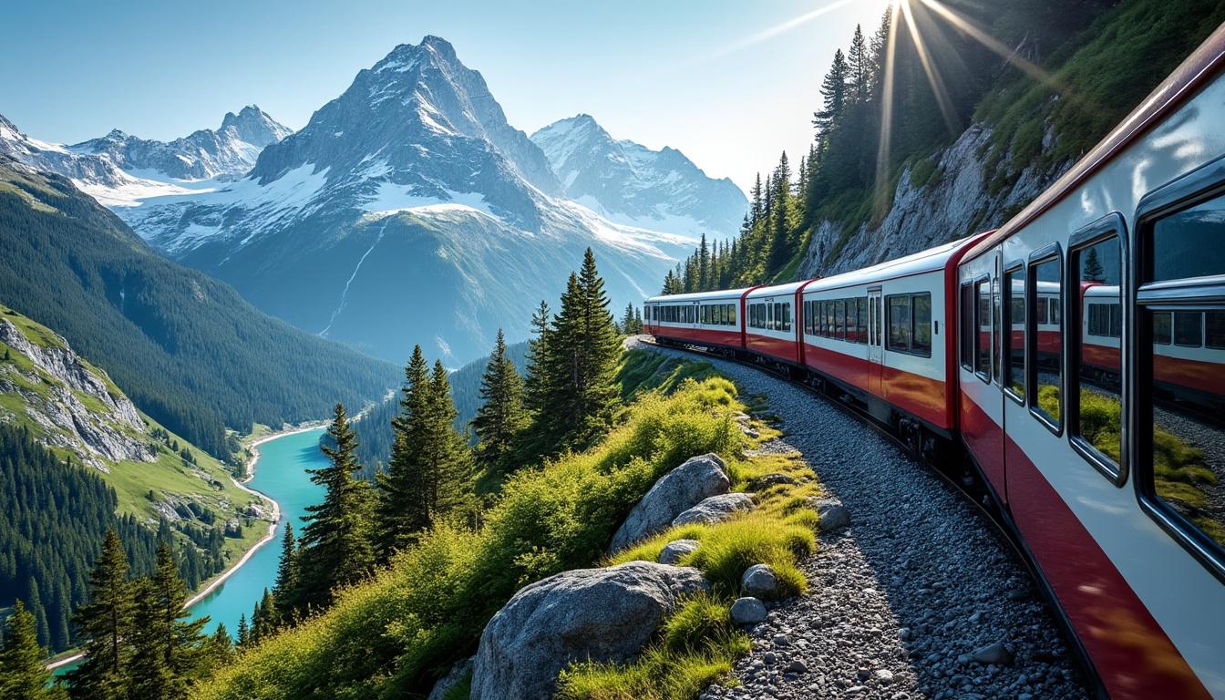 découvrez le voyage en train panoramique à travers les cols pittoresques de l'albula, un itinéraire extraordinaire offrant des vues spectaculaires sur les paysages alpins.