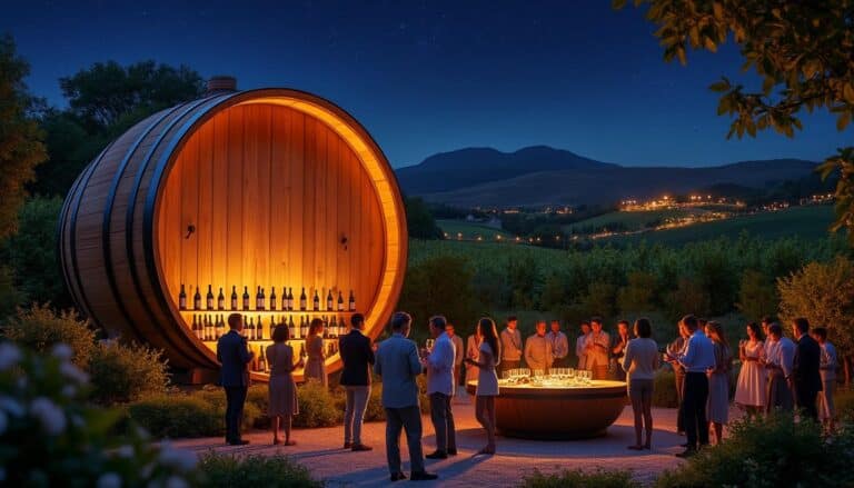 découvrez la nuit en tonneau géant, un événement unique qui célèbre l'œnotourisme mondial à travers des dégustations, animations et rencontres autour du vin.