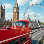 découvrez londres depuis un bus à impériale et profitez d'une vue panoramique unique sur les monuments emblématiques de la ville.