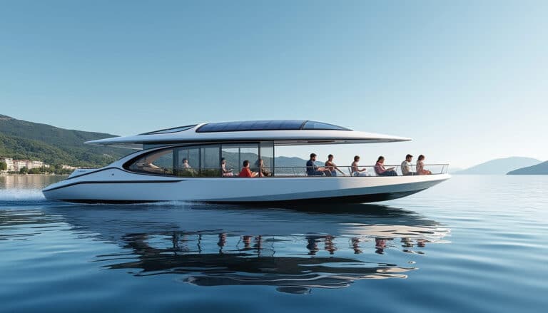 découvrez le ferry électrique qui offre une navigation silencieuse et sans vibrations, garantissant un confort optimal pour tous les passagers.