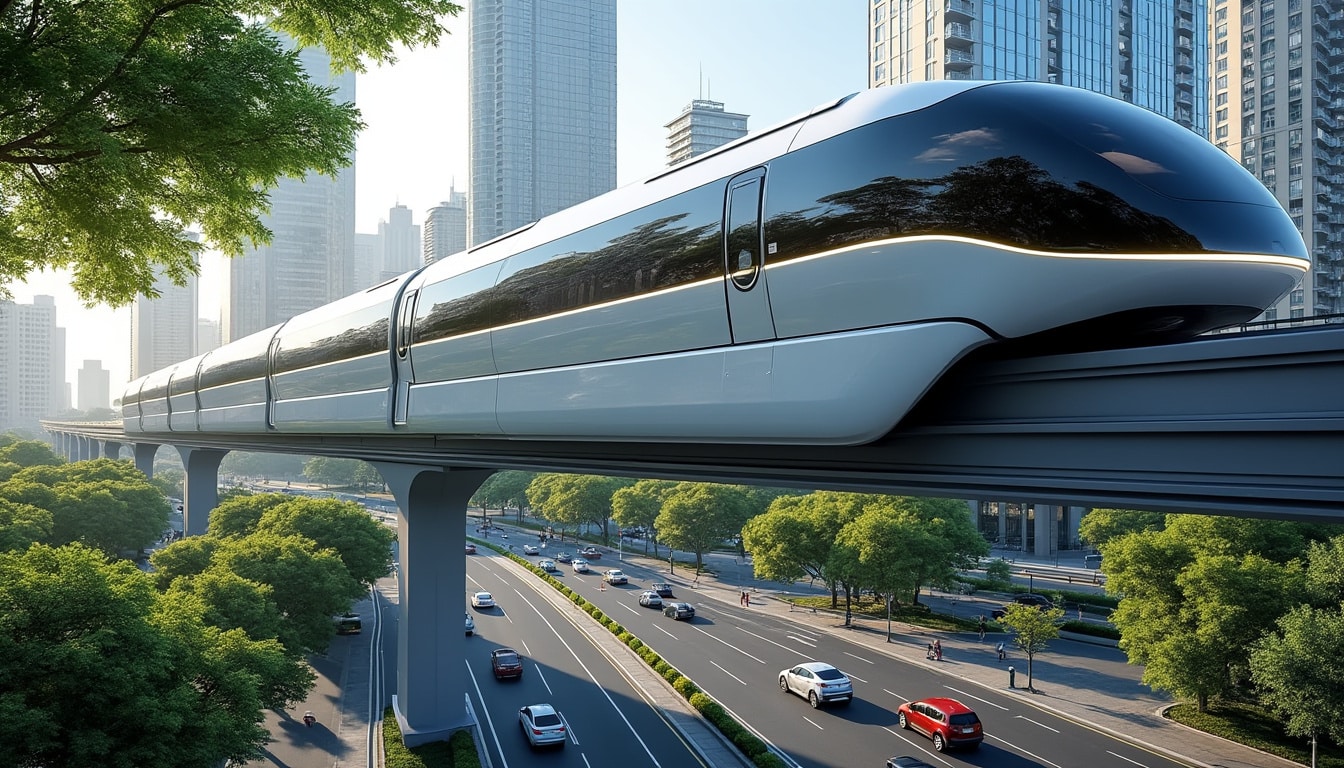 découvrez comment le monorail urbain contribue à réduire significativement le bruit des moteurs au sol, offrant un transport plus silencieux et écologique en milieu urbain.