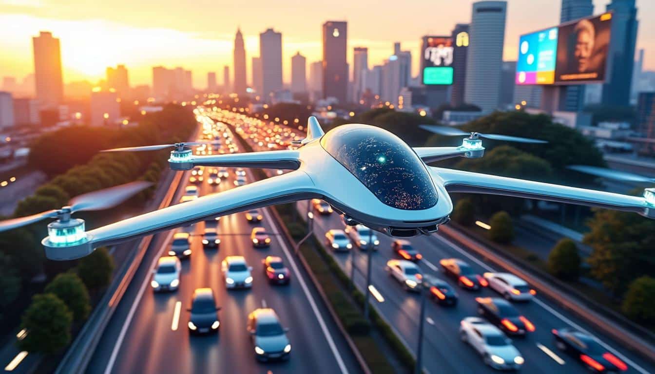 découvrez comment le taxi-drone révolutionne les déplacements interurbains en évitant les embouteillages et en offrant des trajets rapides et efficaces.