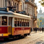 découvrez le charme de prague à bord du tramway touristique qui traverse le vieux centre historique, offrant une expérience unique entre patrimoine et paysages pittoresques.