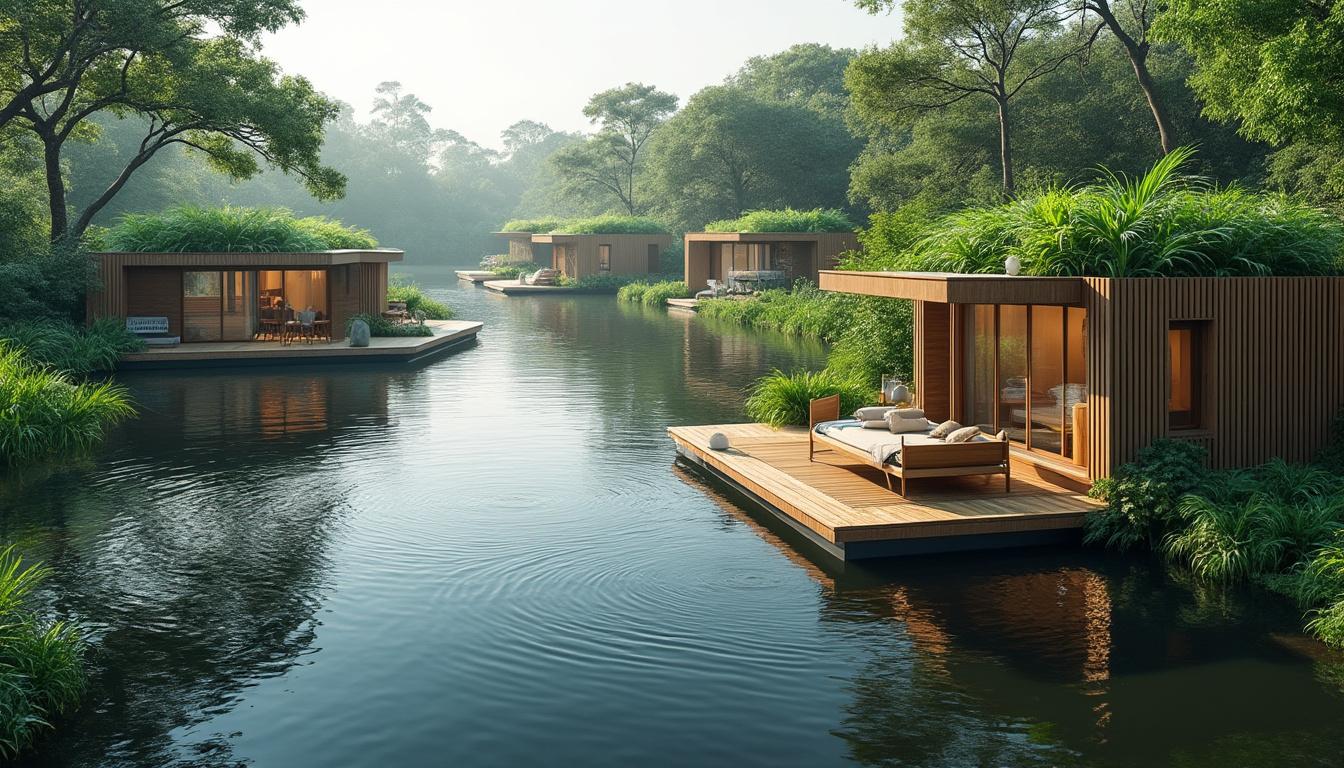 découvrez comment l'habitat flottant offre une solution innovante pour prévenir les dégâts liés aux inondations saisonnières des cours d'eau, alliant sécurité et confort au sein de zones à risque.