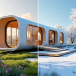 découvrez comment l'habitat modulaire s'adapte et se déplace facilement selon les saisons, offrant flexibilité et confort tout au long de l'année.