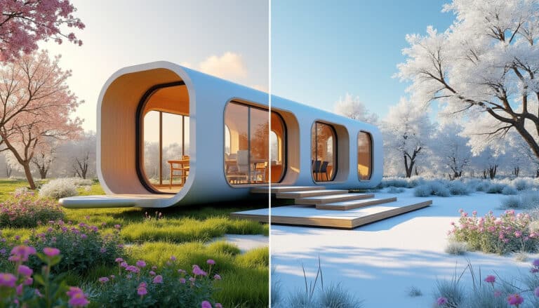 découvrez comment l'habitat modulaire s'adapte et se déplace facilement selon les saisons, offrant flexibilité et confort tout au long de l'année.