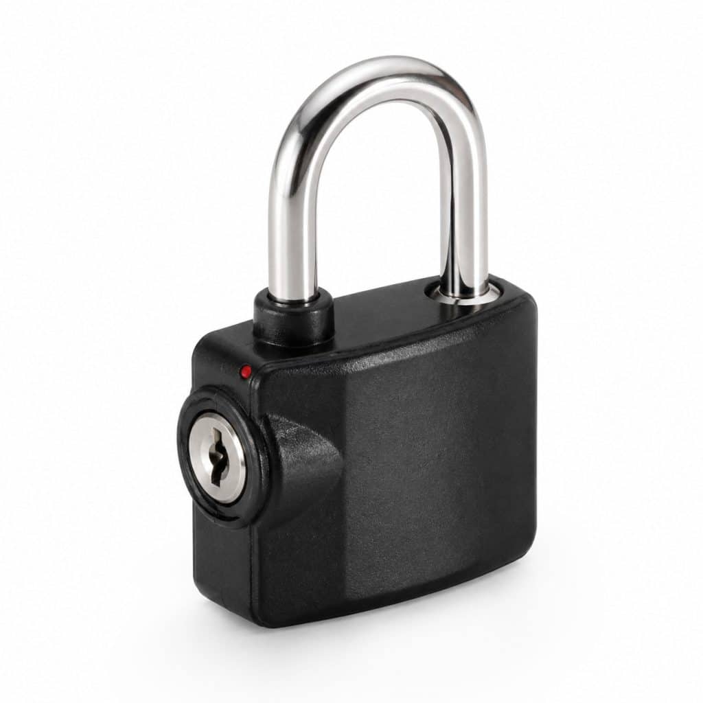 Cadenas TSA a clé présenté seul