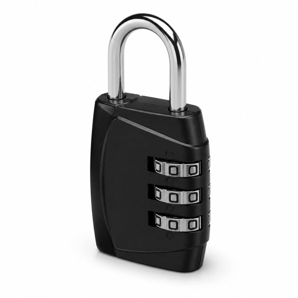 Cadenas TSA a combinaison présenté seul