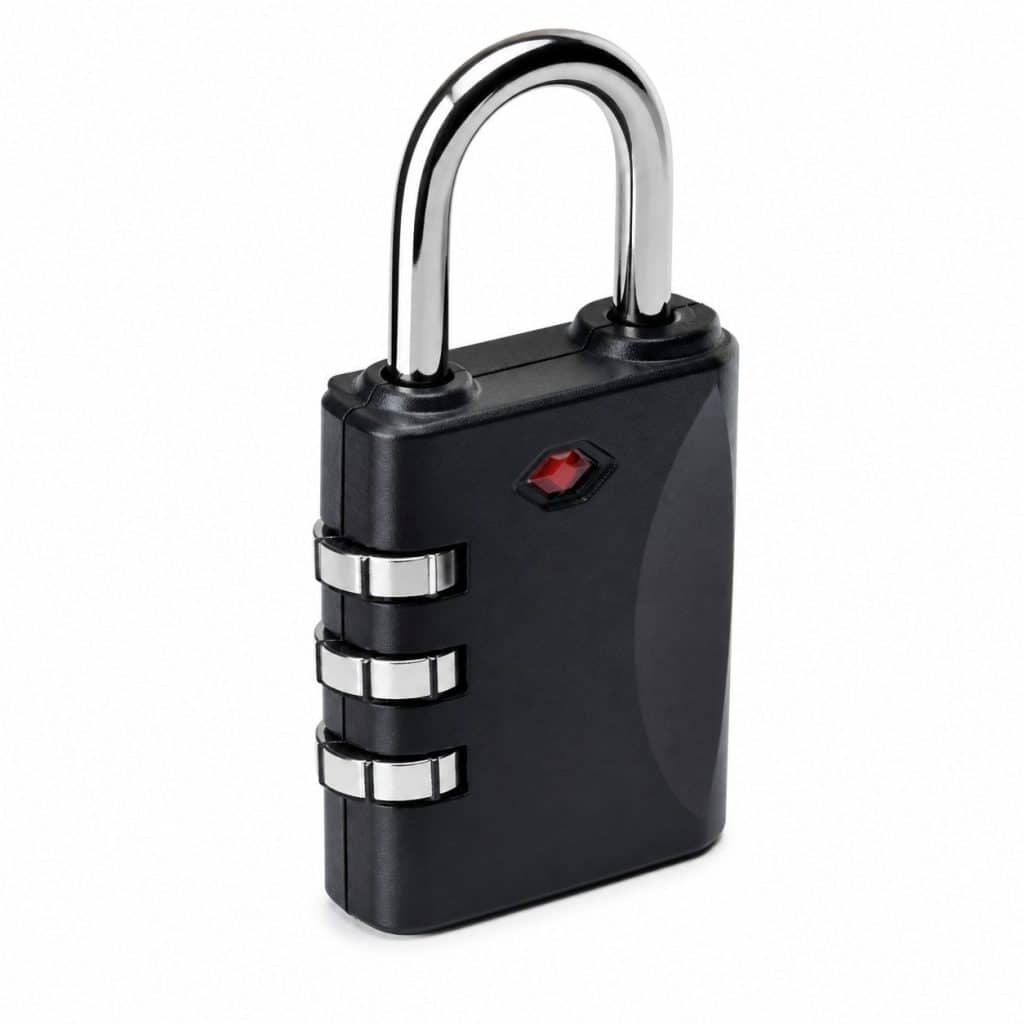 Cadenas TSA a voyant d'ouverture présenté seul