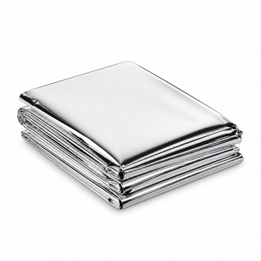 Couverture de survie compacte kit secours présenté seul