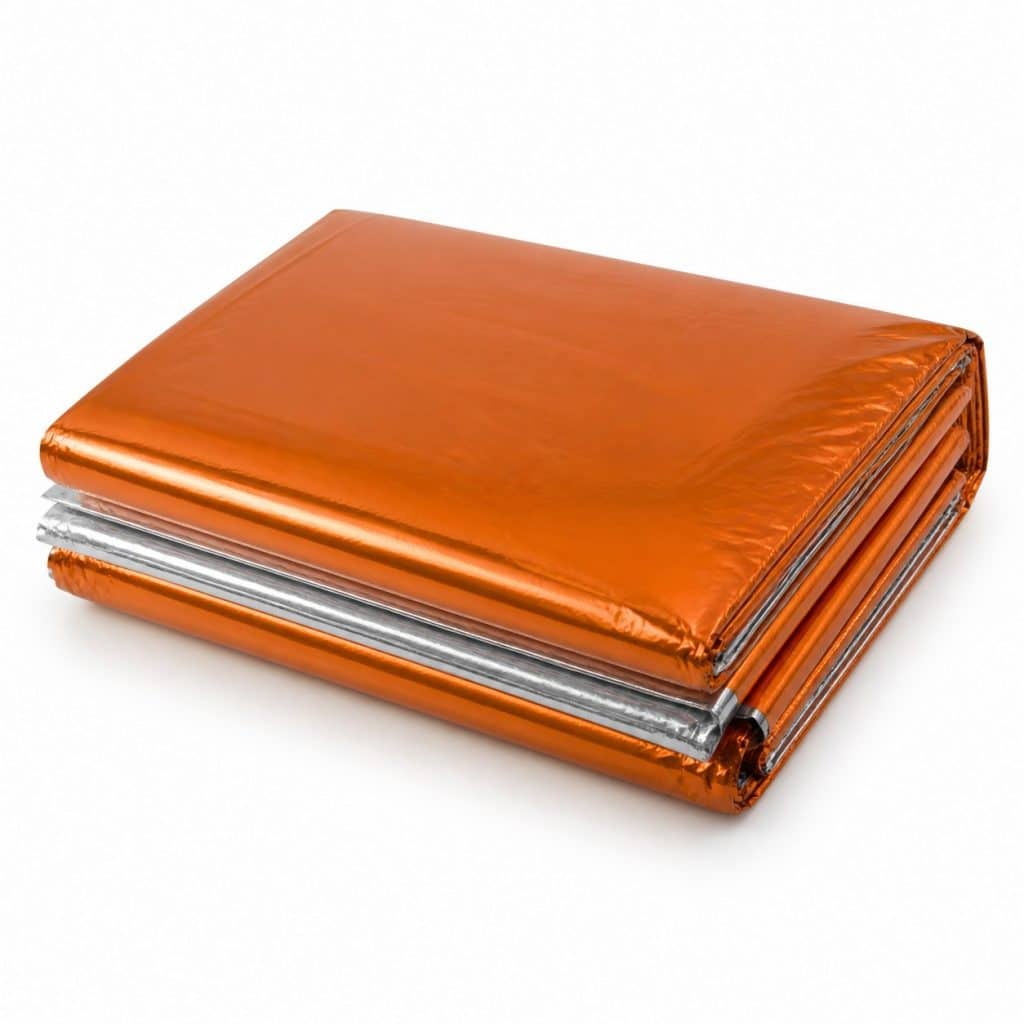 Couverture-sac de couchage de survie présenté seul