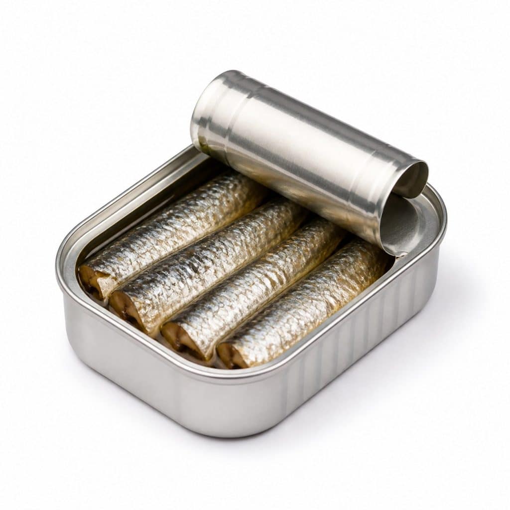 Lot de sardines aluminium legeres présenté seul