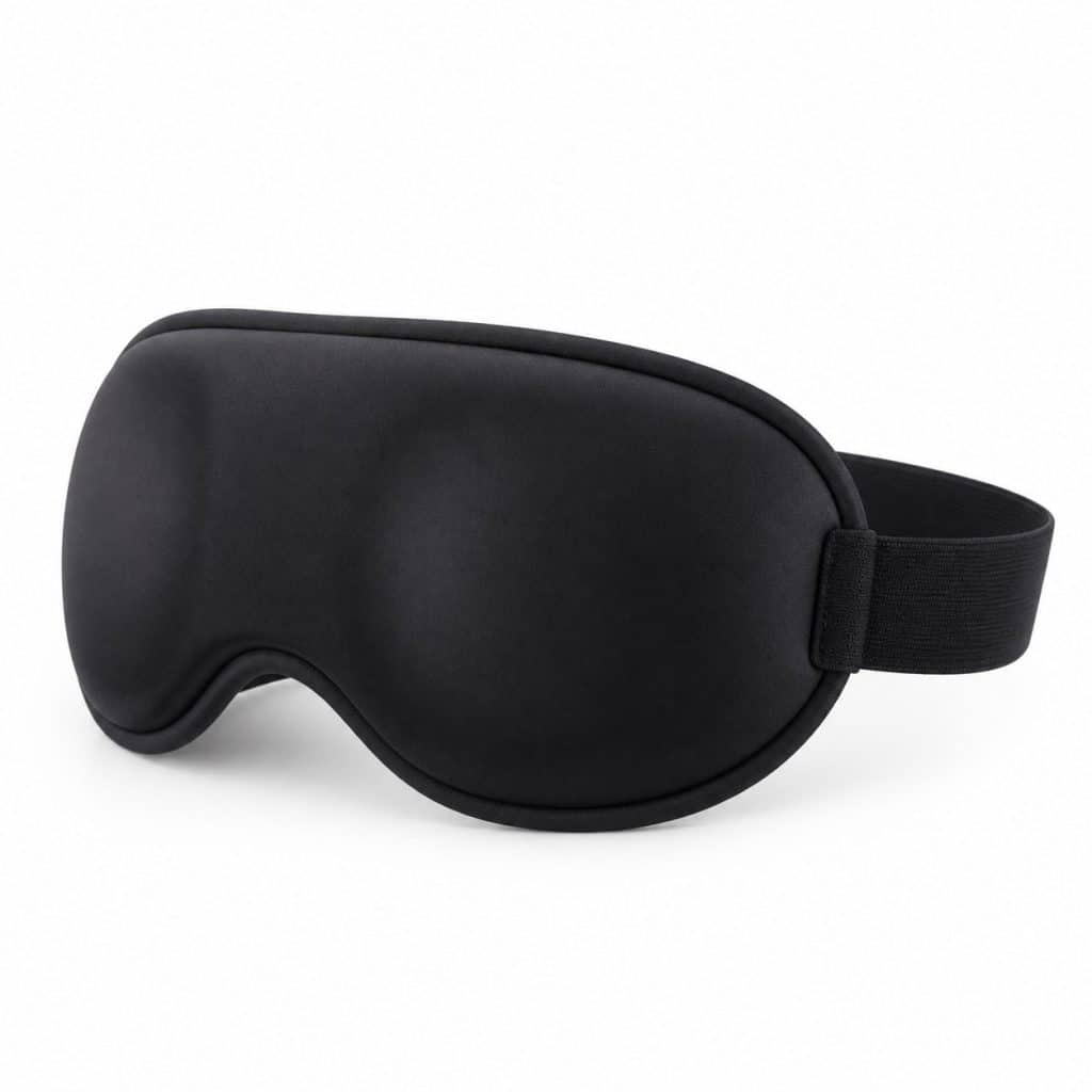 Masque de nuit voyage présenté seul