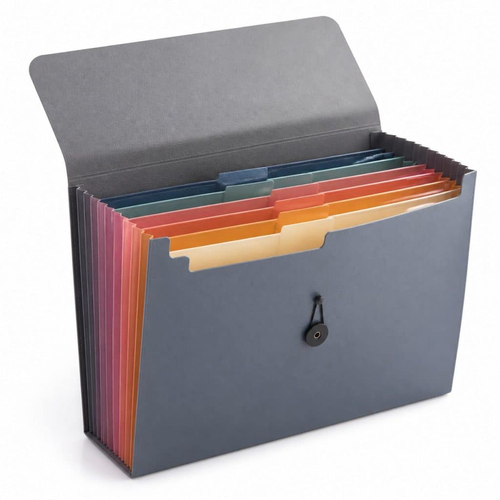 Organiseur documents famille présenté seul