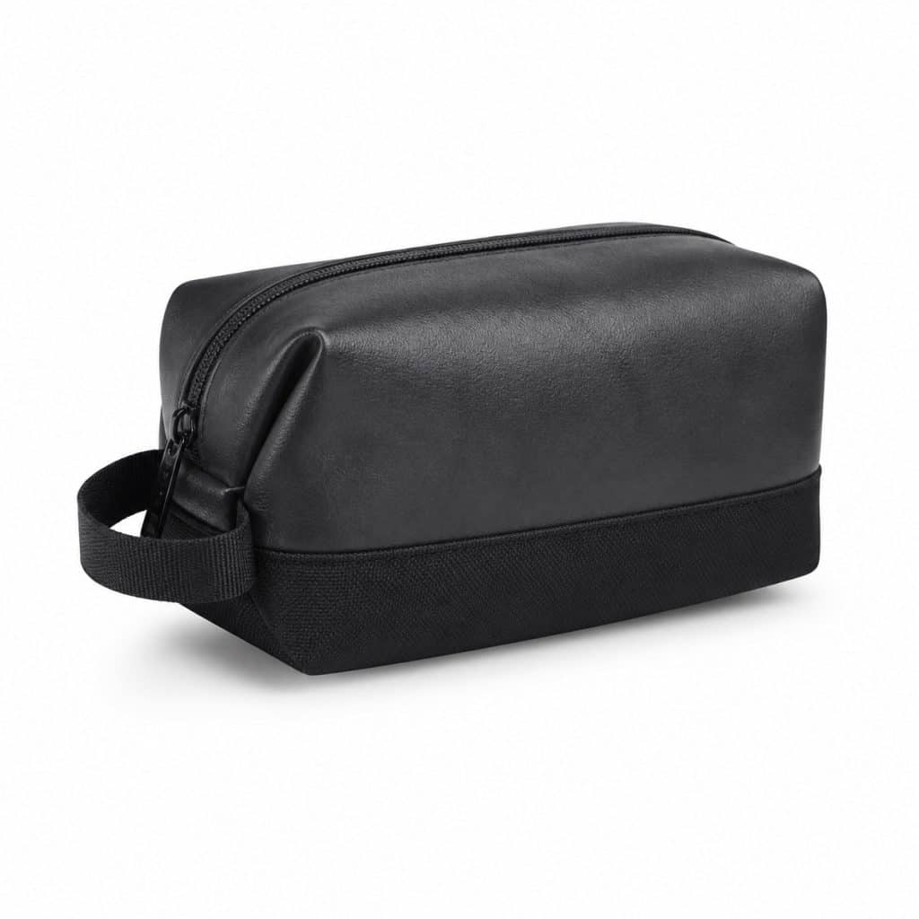 Trousse de toilette homme compacte présenté seul